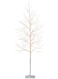 Winter birch LED tree