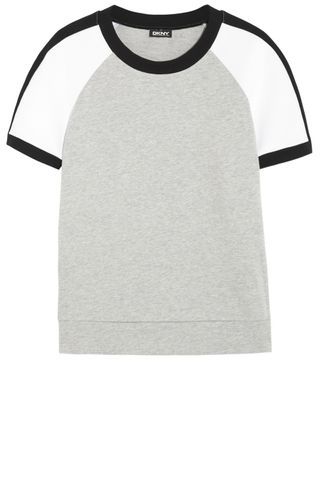 DKNY Colour-Block Cotton French Terry Top, £170