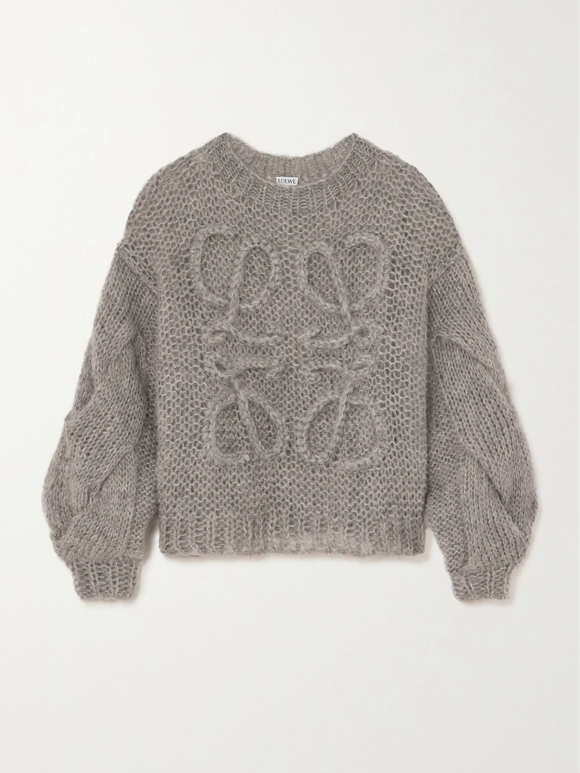 Anagram Oversized Mohair-Blend Sweater