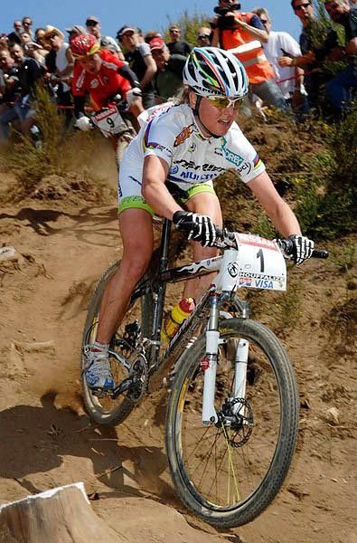 Gunn-Rita Dahle-Flesjaa at the opening World Cup