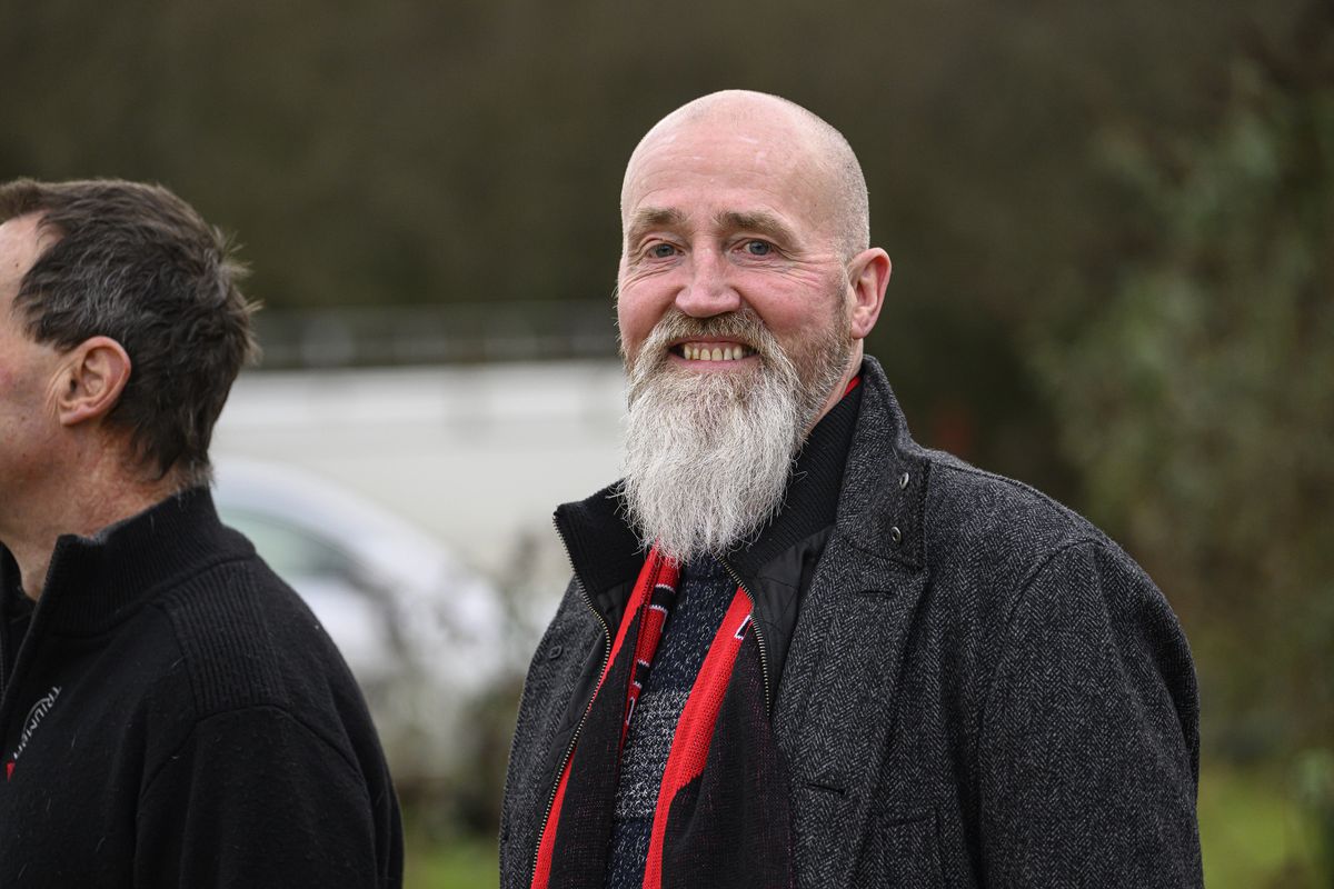 A man with a beard