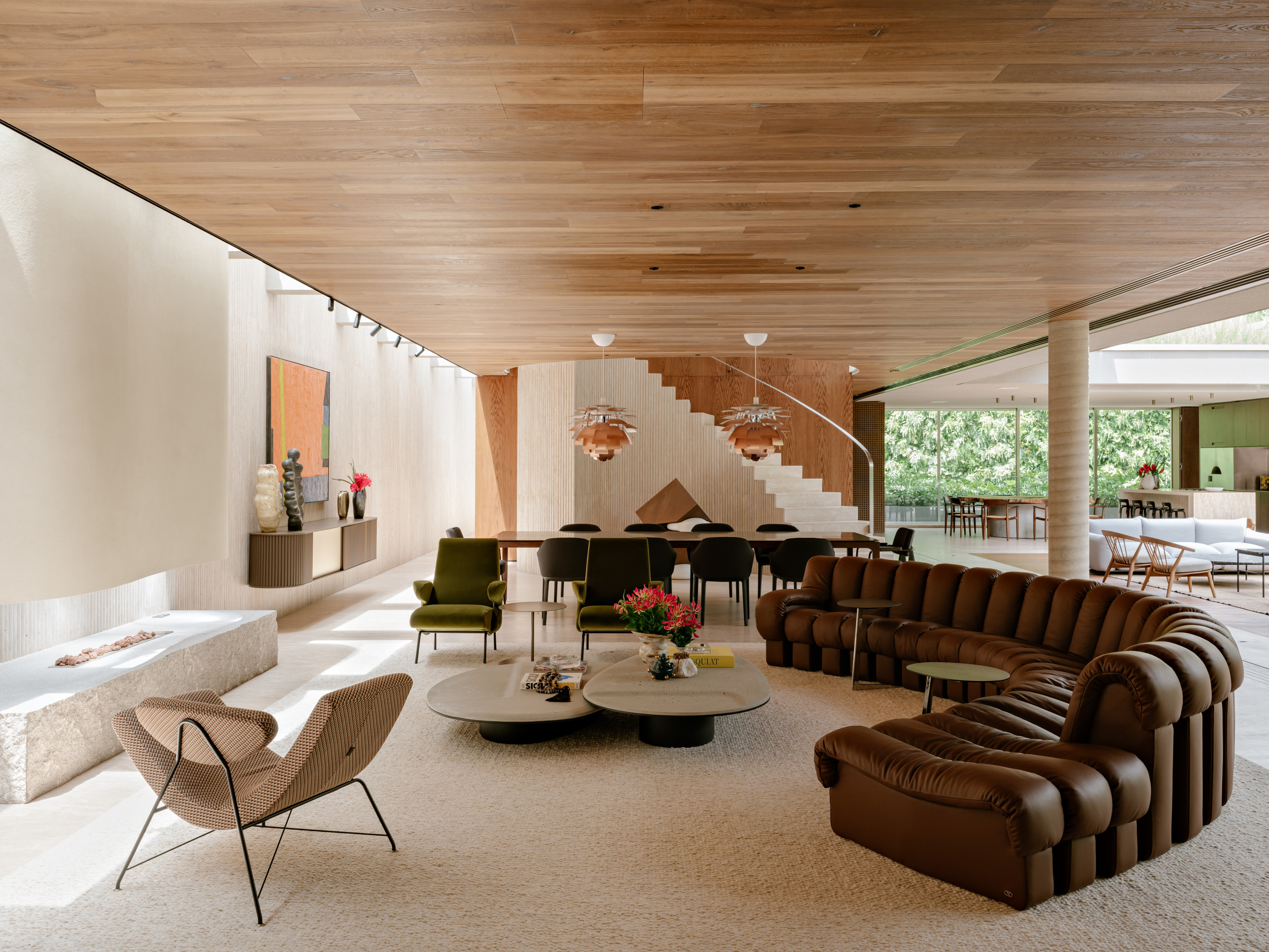 The open plan ground floor