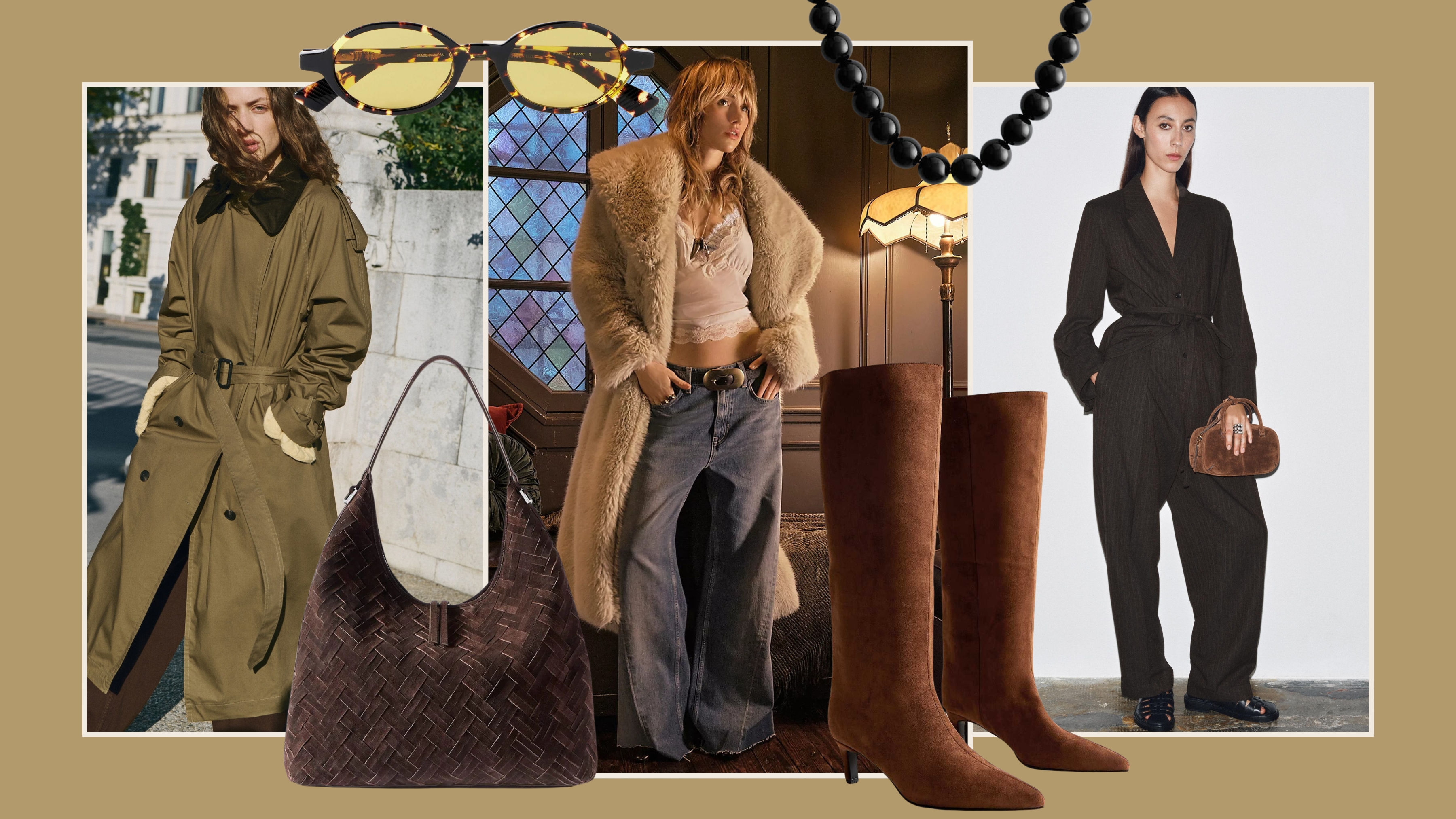 Looks and products from Mango, Zara, Mint Velvet, Net-a-Porter, Bottega Veneta, New Look, &amp; Other Stories, Free People.