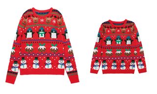 men's and kid's novelty christmas jumpers