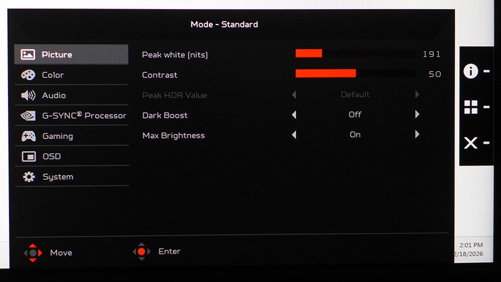 Acer Predator XB273U F5