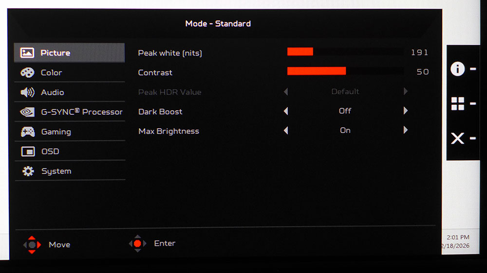 Acer Predator XB273U F5