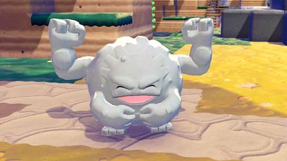 A Graveler, one of the Pokopia crush Pokemon.