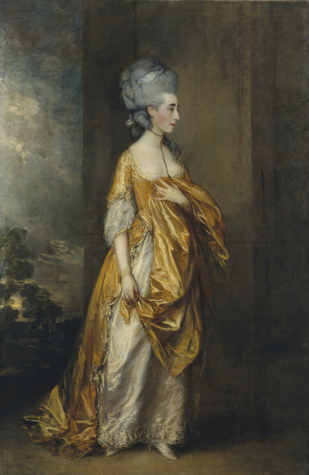 Portrait painting by Gainsborough 