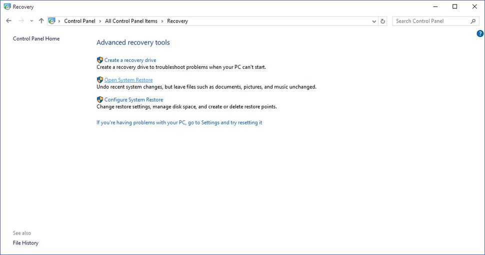 How To Restore Windows 10 To An Earlier Restore Point Tom's Hardware