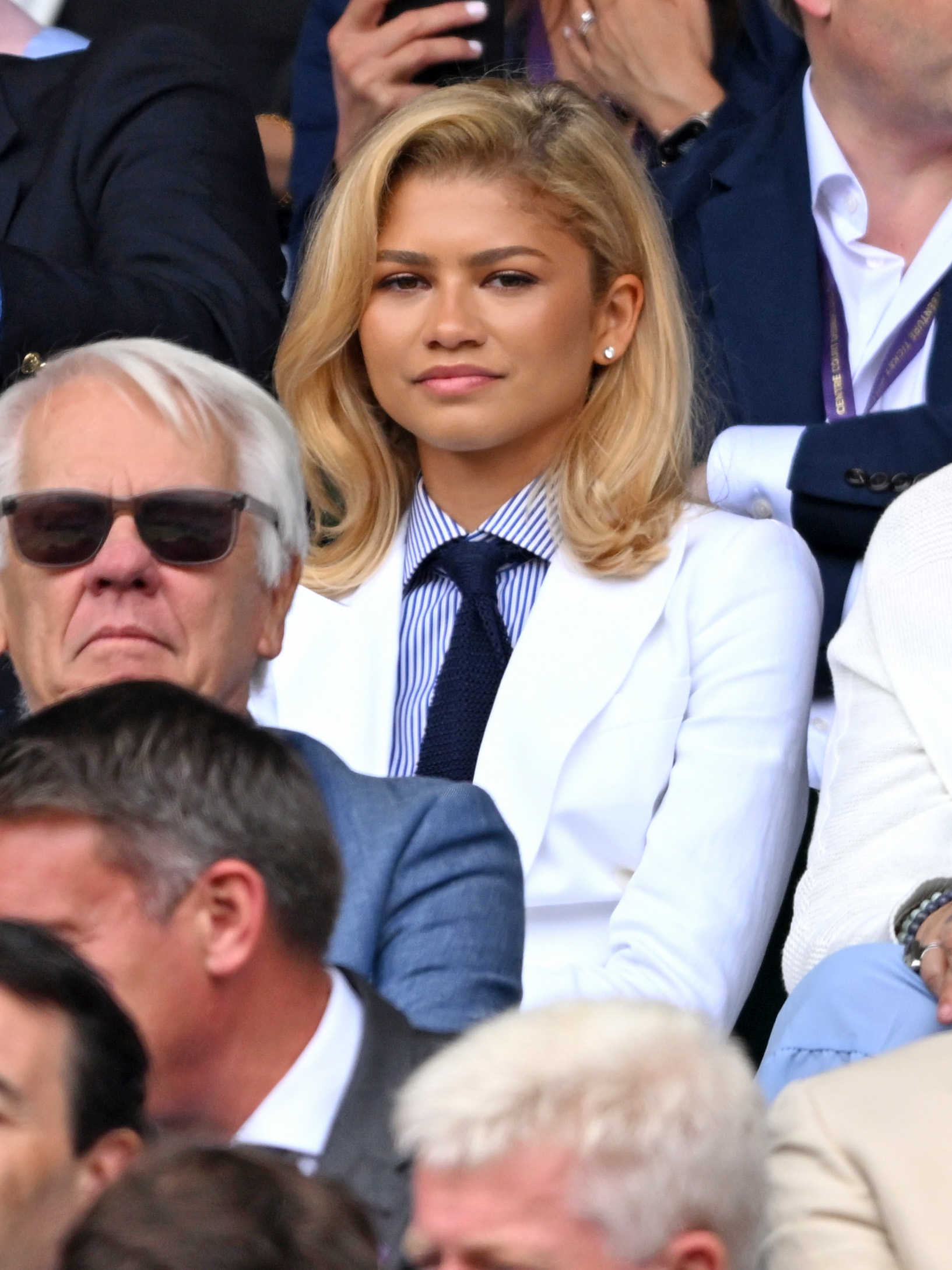 An image of Zendaya, one of the best-dressed celebrities at Wimbledon, in 2024.