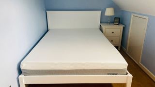 The Hypnia Supreme Memory Mattress on a bed