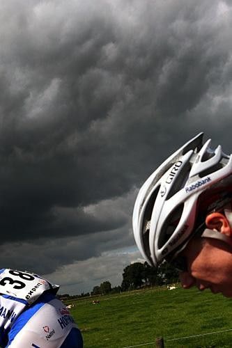 Threatening skies