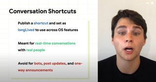 Conversation Shortcuts Android