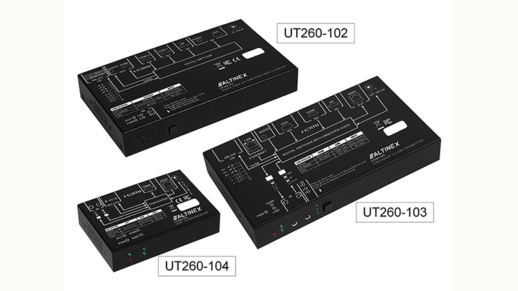 Altinex Expands UT260 Series Under-Table Switcher Line