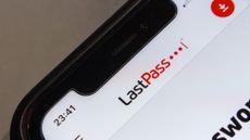 LastPass logo on iPhone