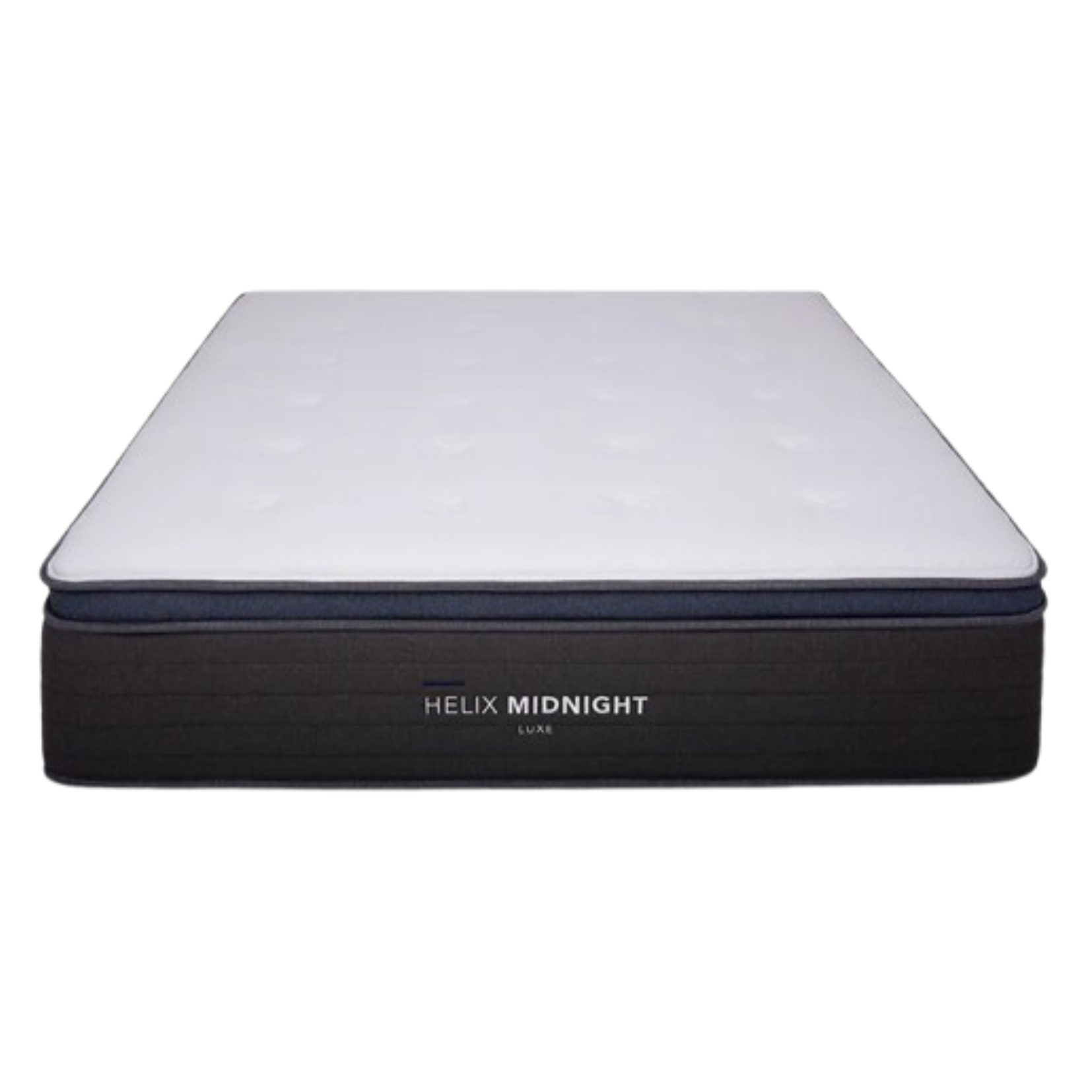 The Helix Midnight Luxe Mattress on a white background.