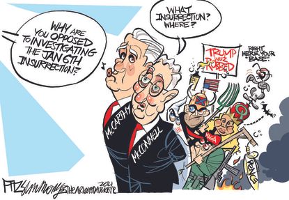 Political Cartoon McConnell Insurrection