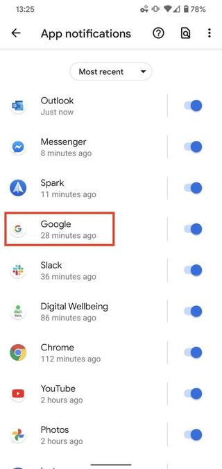 Manage Notifications Wellbeing