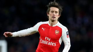 Tomas Rosicky in action for Arsenal