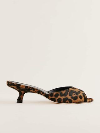 Reforma Winnie Peep Toe Heelled Mule