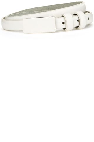 Whistles Skinny Leather Covered Buckle Belt, £35