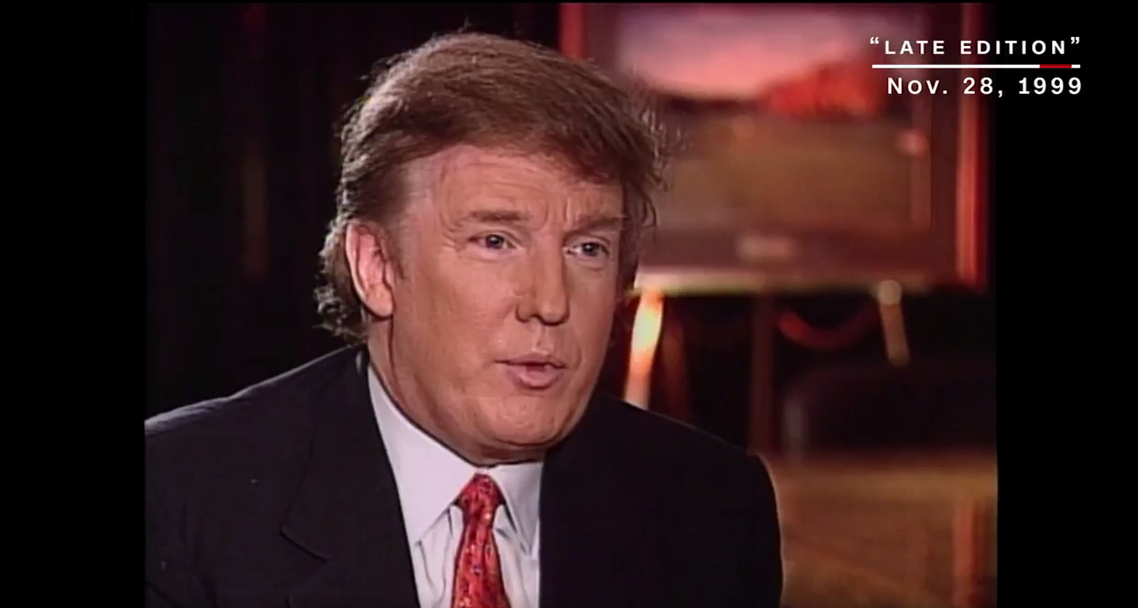 Trump on Hillary Clinton in 1999.