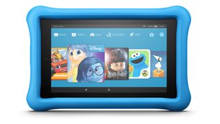 Amazon Fire HD 8 Kids Edition in blau