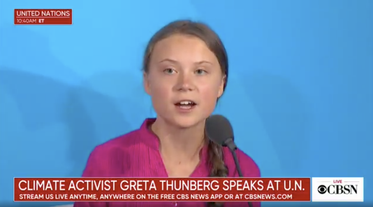 Greta Thunberg.