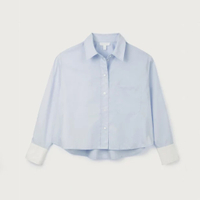 Cotton Cropped Shirt | Was £98, now £49 at The White Company (save £49)