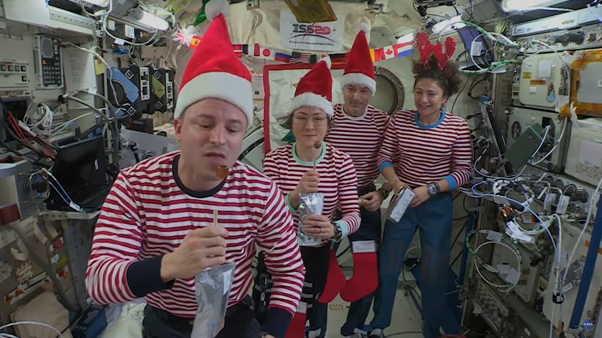 Happy Holidays From Space! Astronauts Send Christmas Cheer To Earth In ...