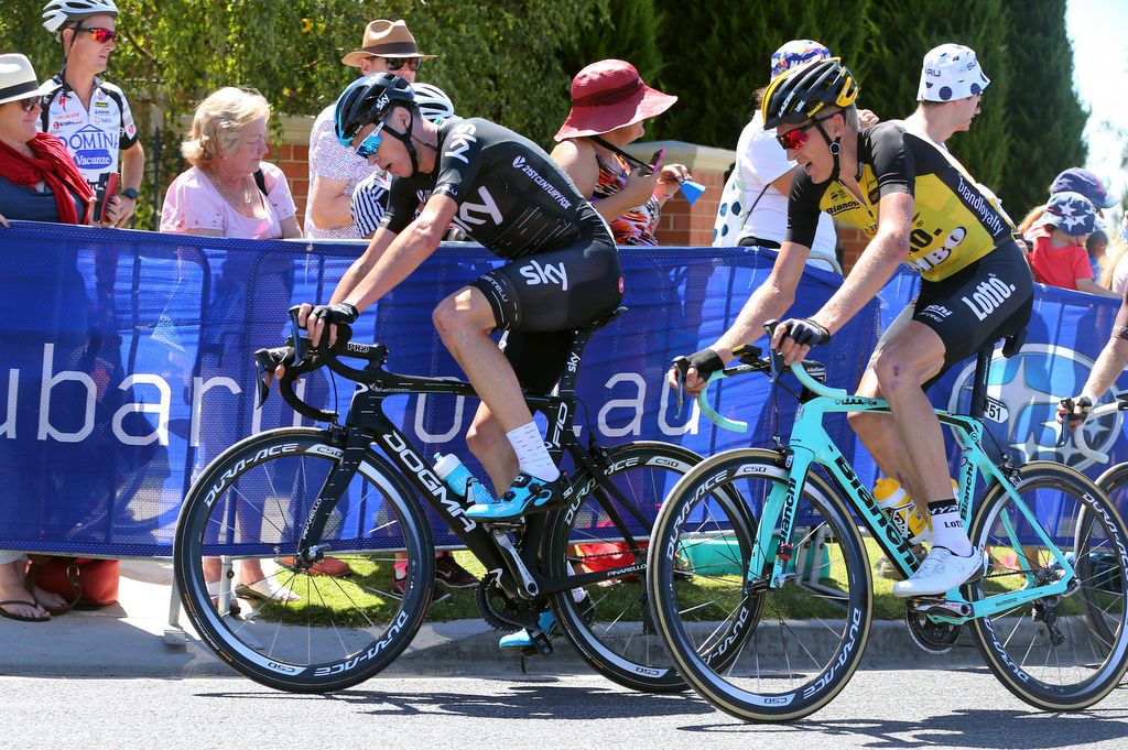 Chris Froome and Robert Gesink