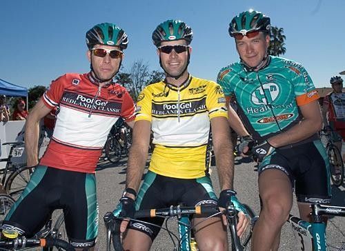 Moninger (l), with Chris Wherry and Mike Jones
