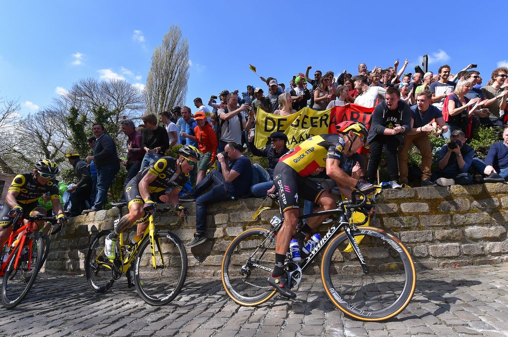 The victory for Philippe Gilbert (Quick-Step Floors) was setup on the Muur