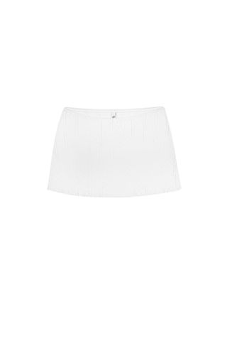 The Mini Skirt White