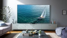 Samsung Q80C QLED TV in living room