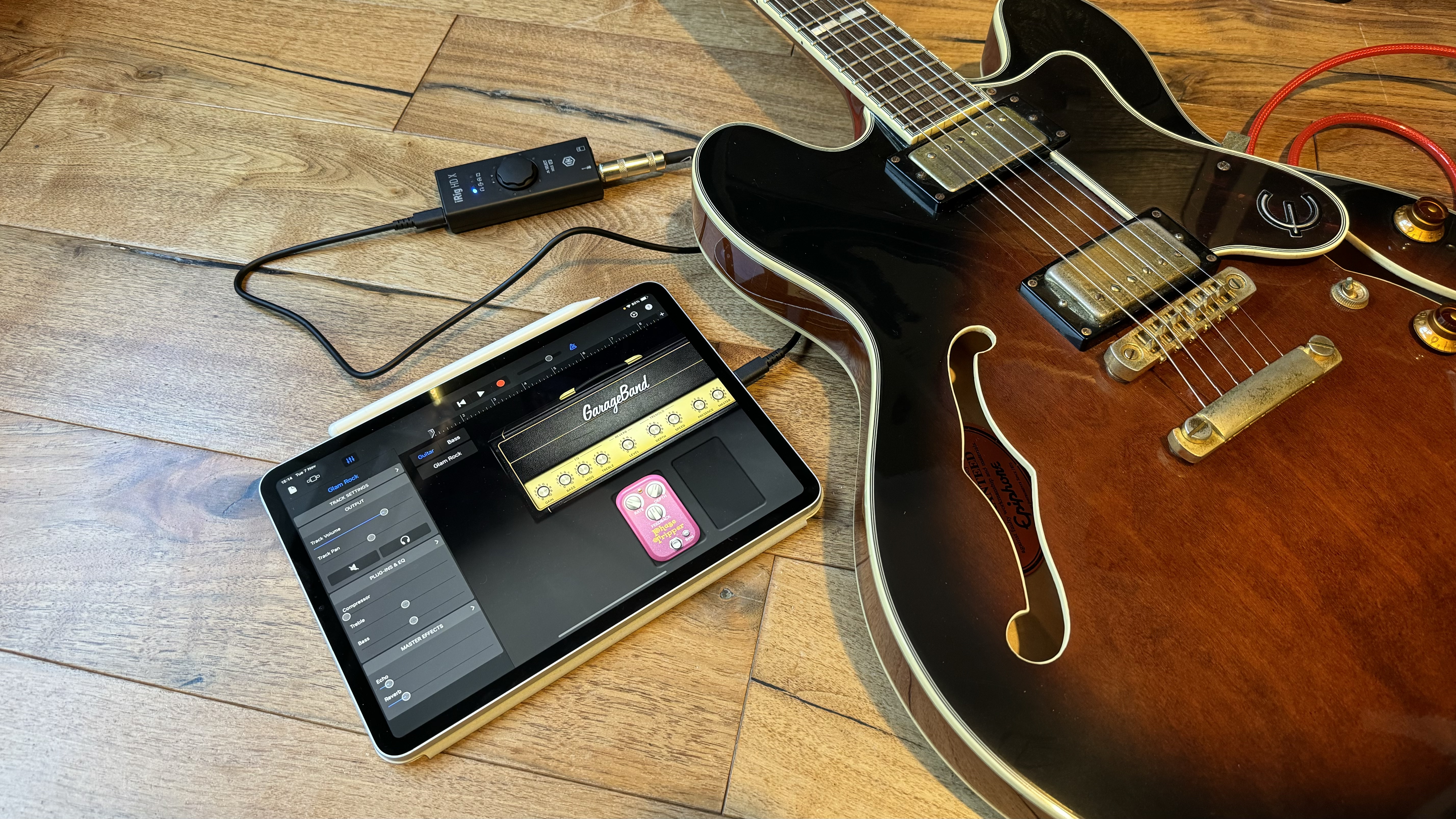 iRig HD X 인터페이스(iPad의 기타 및 Garageband 포함)