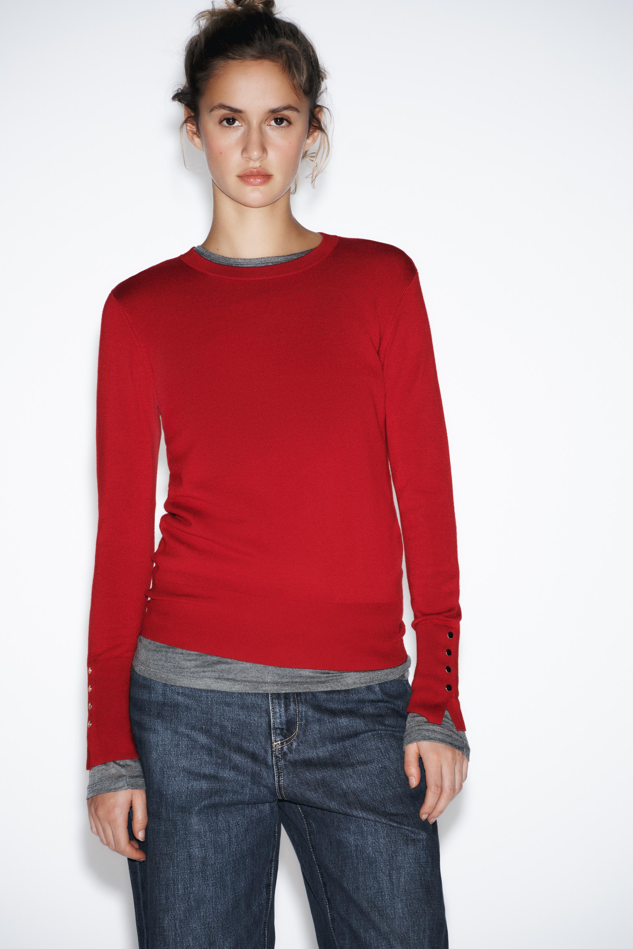 Basic Plain Knit Jumper