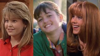 Candace Cameron Bure on Full House; Danica McKellar on The Wonder Years and Jennifer Aniston on Friends.