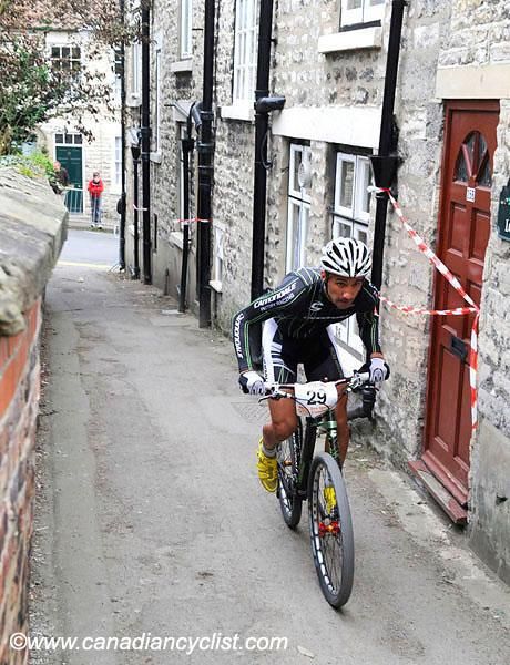 Second place finisher Manuel Fumic (Cannondale) in his qualifying time trial