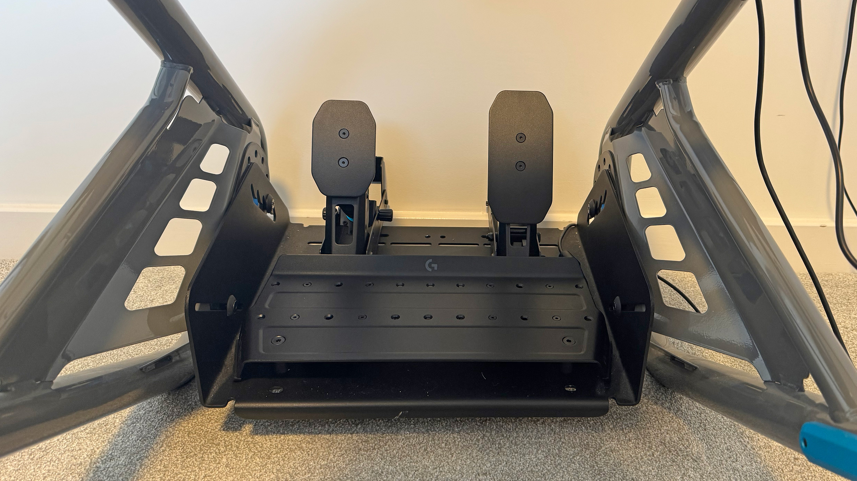 The pedals from the Logitech G RS50