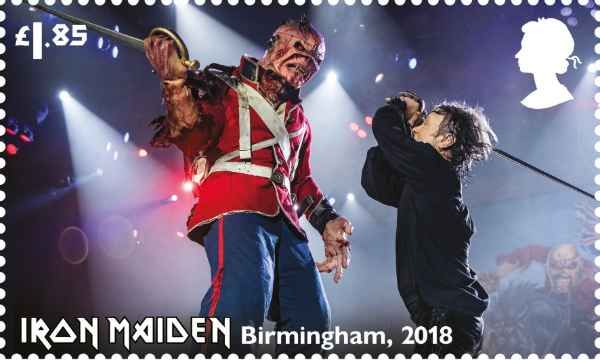 Iron Maiden stamp