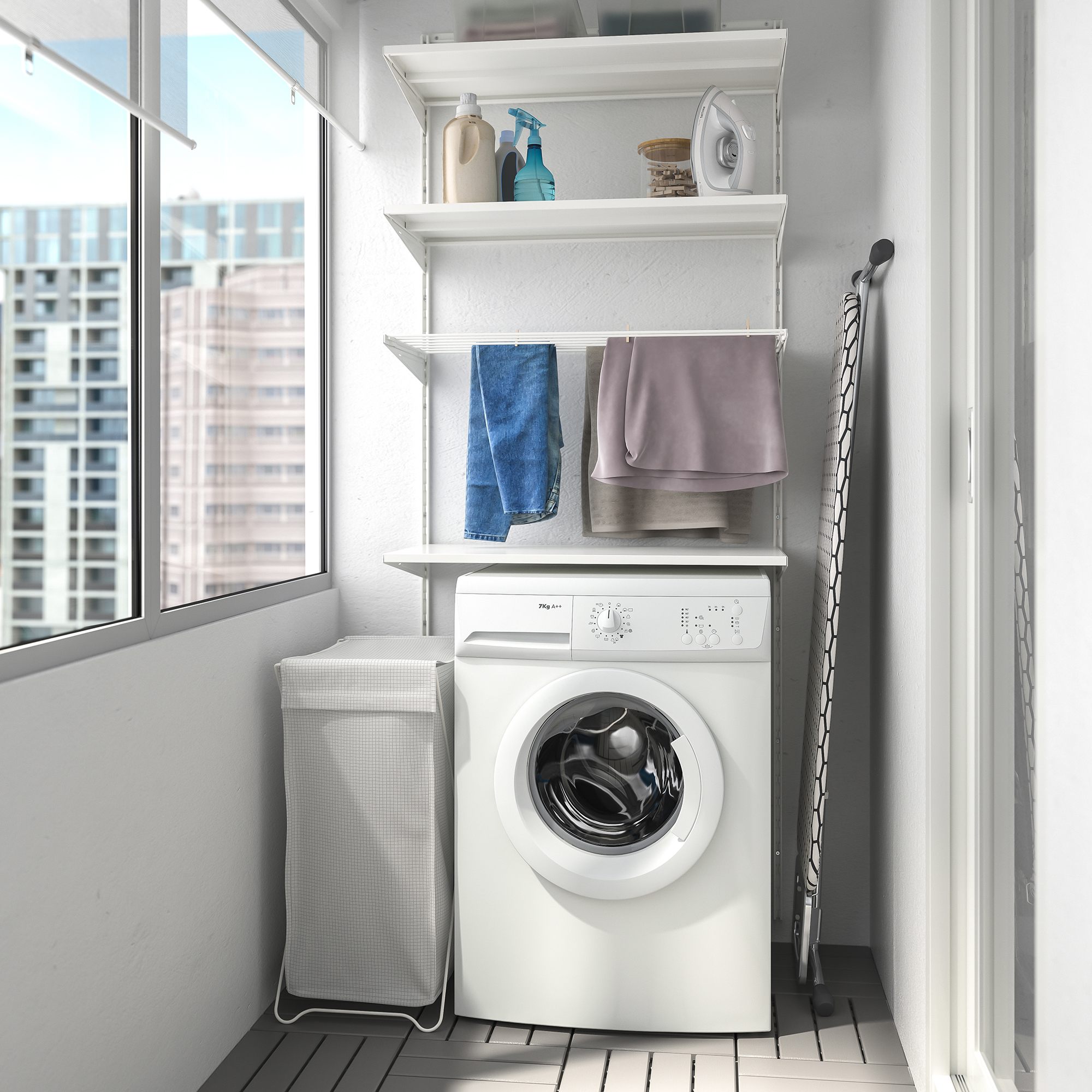 IKEA utility room storage