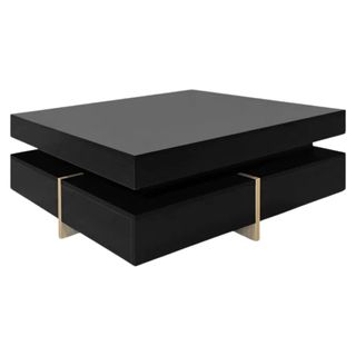 A square coffee table