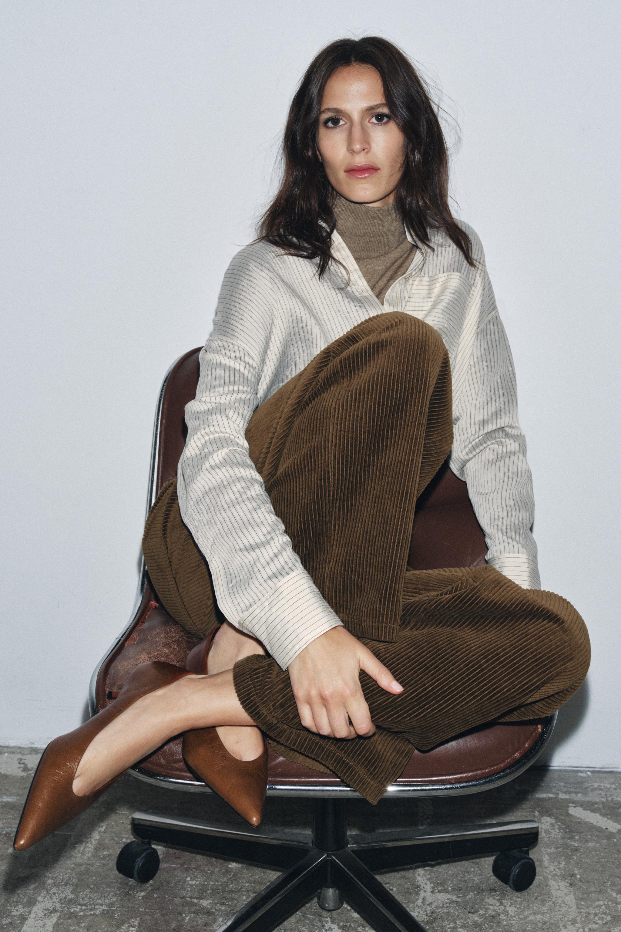 Leather Kitten Heel Shoes