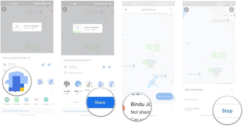 How To Share Your Location In Google Maps | Android Central