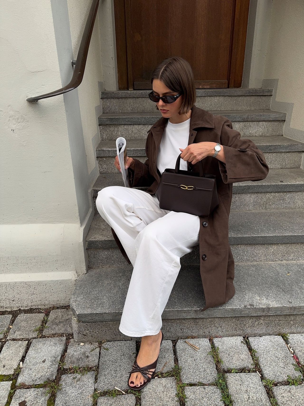 With Heel Brown