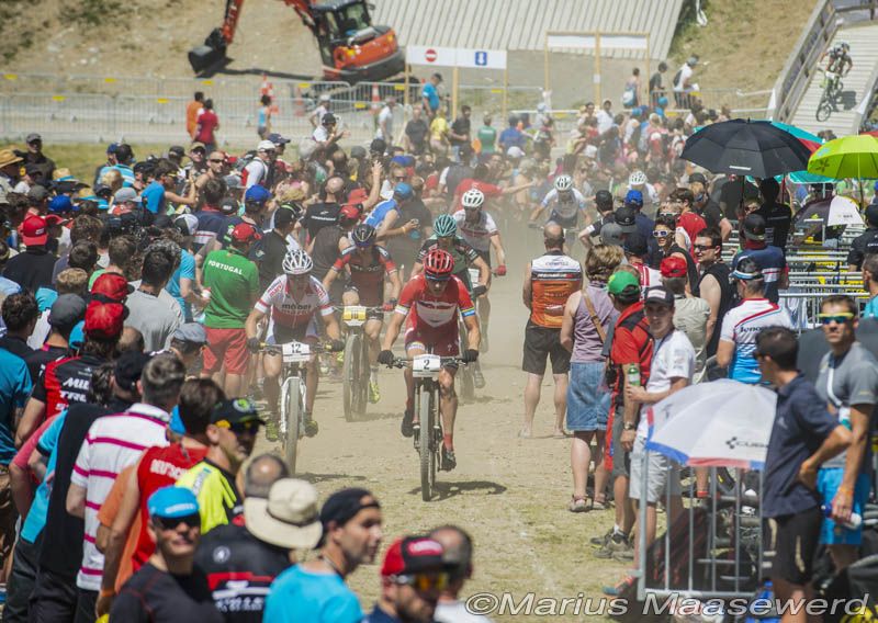 First time through the dusty, technical zone