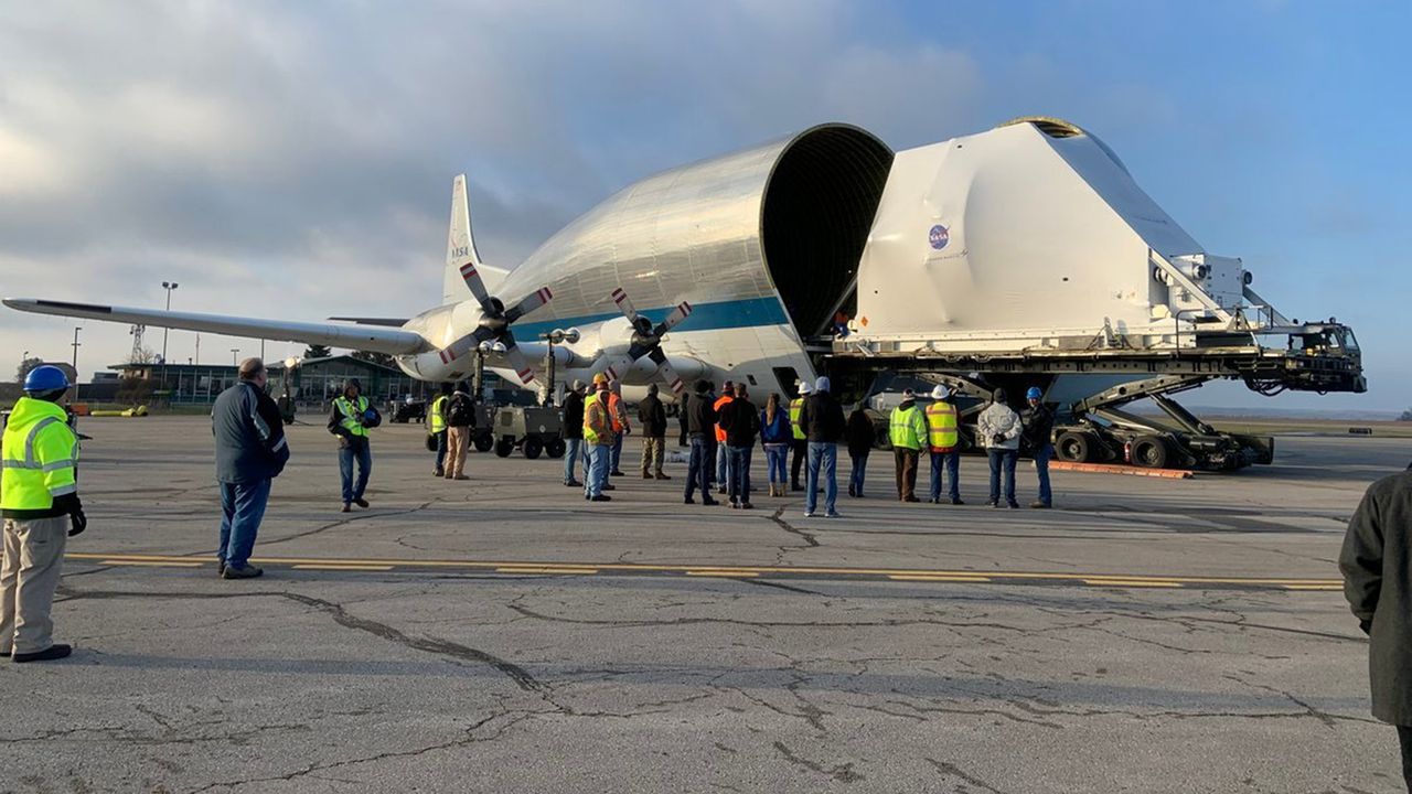 The transport plane has been flying NASA cargo for more than five decades.
