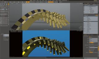 The new Procedural toolset in Modo 10.1 allows the stacking of modelling functions with full live control of any parameter