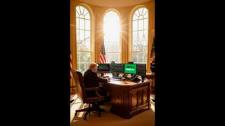 AI-generated image of President Trump